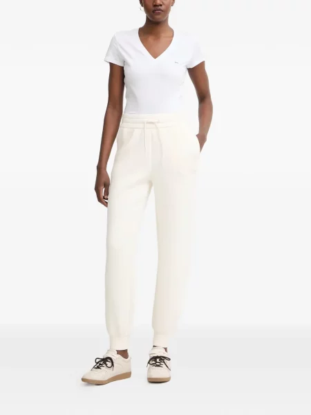Pantaloni Armani Exchange alergare cu cordon alb