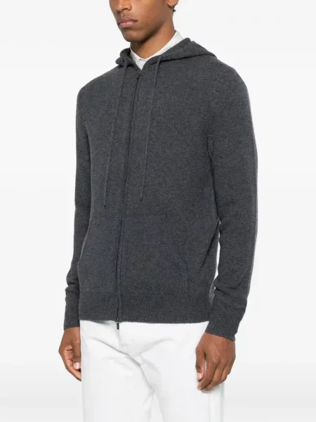 Cardigan Mc2 Saint Barth cu glugă gri