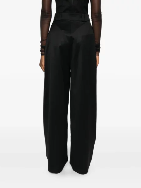 Pantaloni Vestiaire D'un Oiseau Libre plisate negru