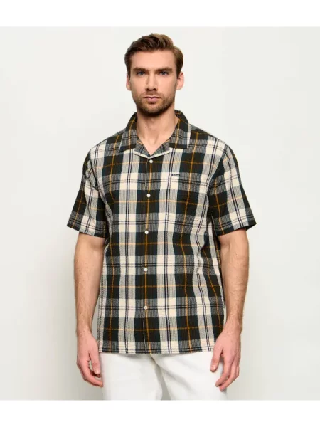 Barbour Cămașă Clyde | Relaxed fit verde