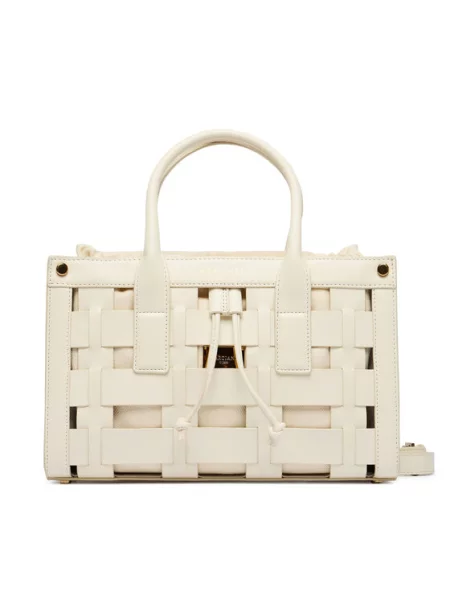 Marciano by Guess košarasta torbica iz umetnega usnja bela