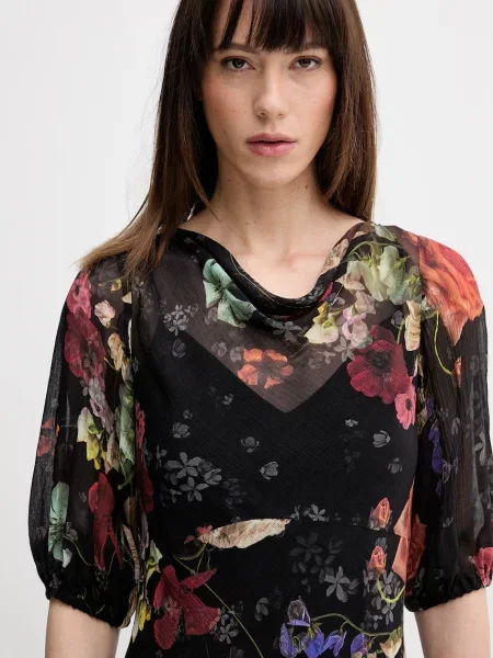 Шелковое платье Allsaints