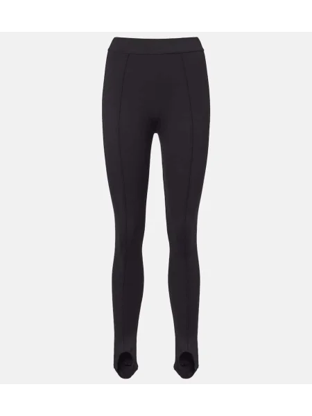 Leggings Wardrobe.nyc cu talie înaltă negru