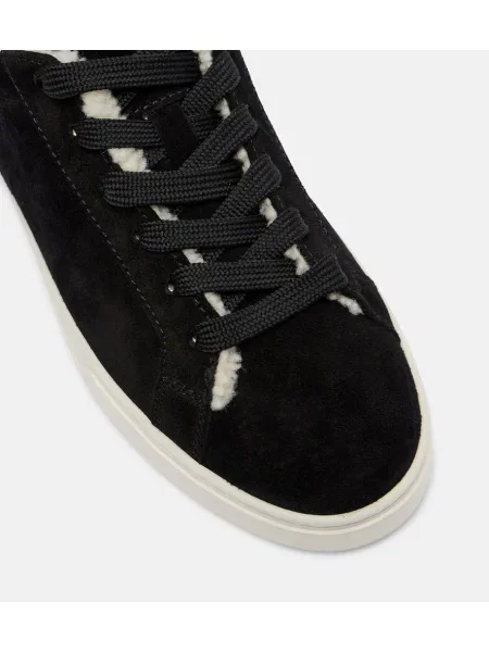 Sneakerși Tod's din piele de căprioară negru