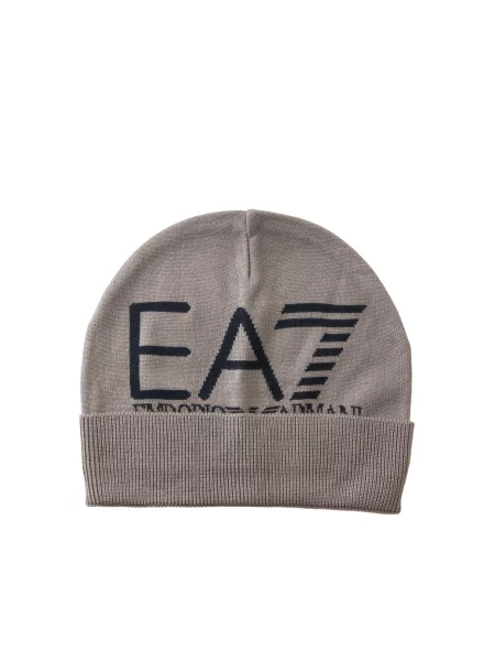 Emporio Armani Căciulă albastru marin / taupe gri