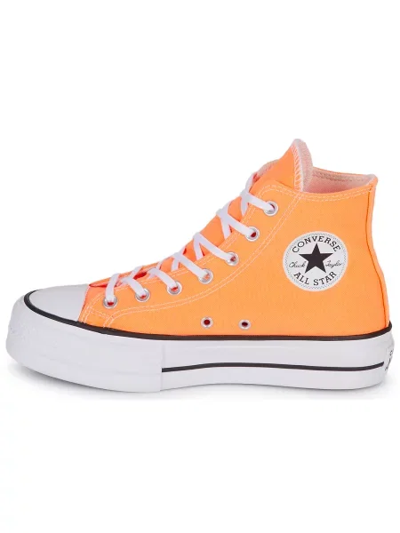 Platform talpú félcipő Converse narancsszínű