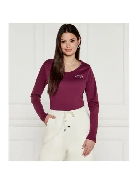 Tommy Hilfiger Bluză bordo