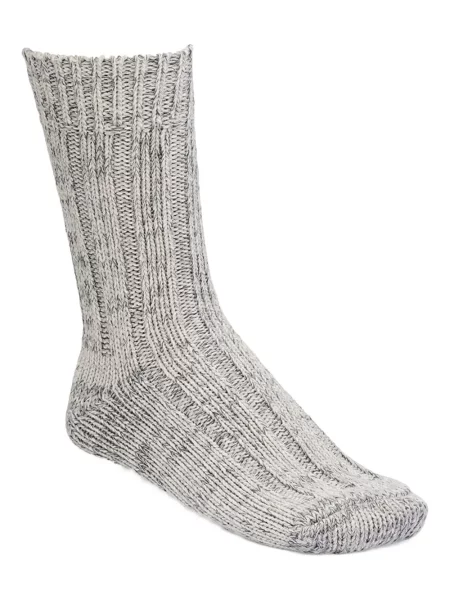 Dzianinowe skarpety Birkenstock prążkowane szare