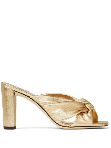 Sandale Jimmy Choo din piele auriu