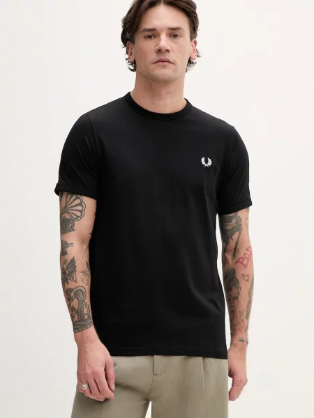 Tričko Fred Perry Ringer T-Shirt černé