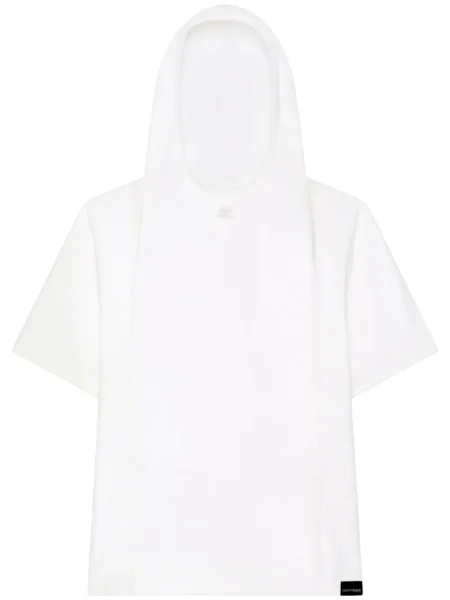 Tricou Courreges alb