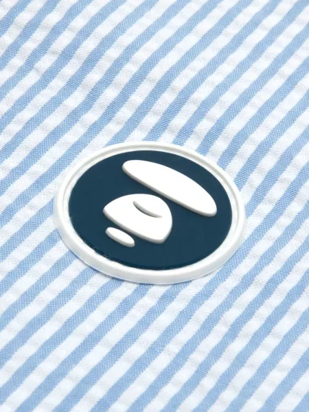 Cămașă Aape By A Bathing Ape cu dungi albastru