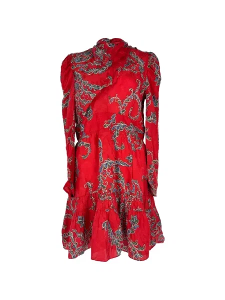 Rochie mini Sandro drapată roșu