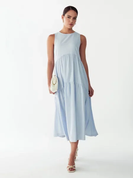 St MRLO Rochie Remi azuriu