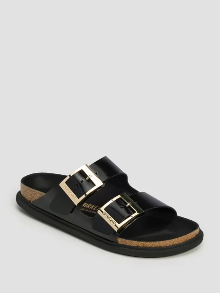 Klapki Birkenstock na sprzączkę klasyczne czarne