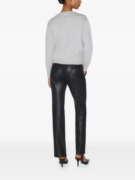 Pantaloni Blazé Milano din piele negru