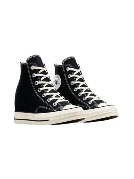 Sneakersy Converse na platformie czarne
