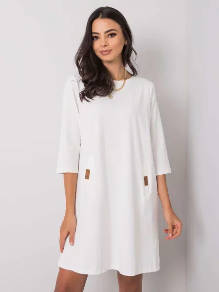 Rochie Fashionhunters de costum alb