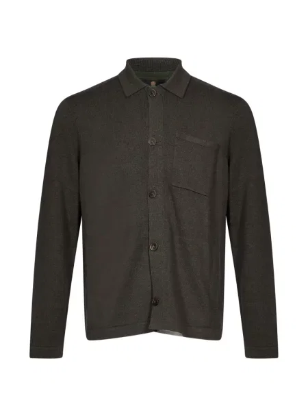 Μάλλινη ζακέτα Barbour πράσινο