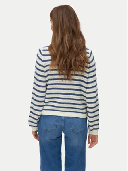 VERO MODA Kardigán VMGORGEOUS krémová / zafírová béžová