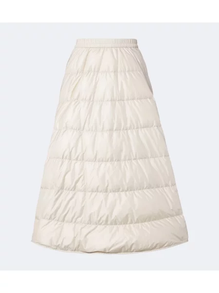Matlasat fustă Moncler bej
