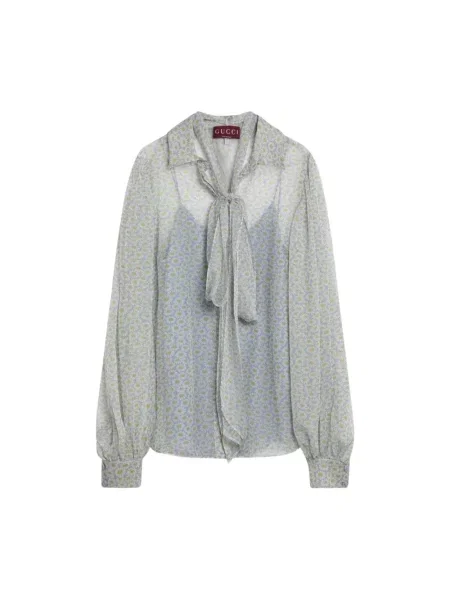 Wielobarwność koszula Gucci szyfonowa