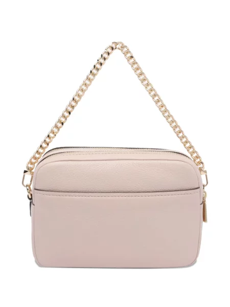 Koszulka Michael Michael Kors skórzana z falbankami garniturowa szara