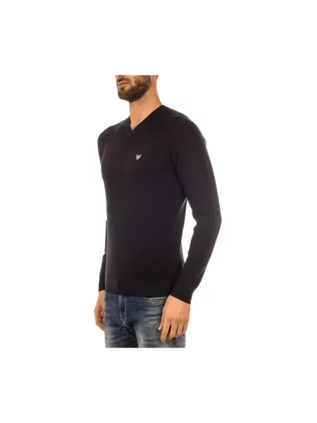 Sweter Armani Jeans niebieski
