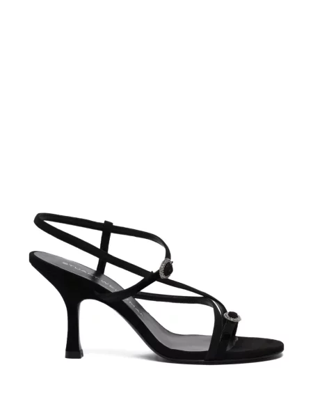 Sandale Stuart Weitzman de cristal negru