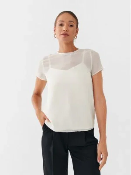 Marella Bluză Nid alb