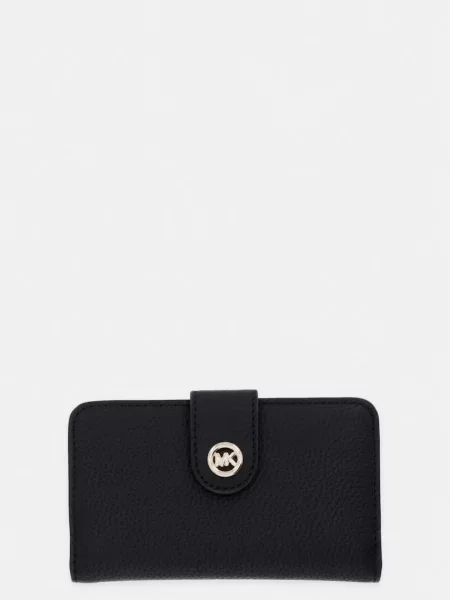 Usnjena denarnica MICHAEL Michael Kors črna