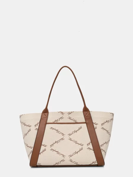 Karl Lagerfeld torebka tote K/VILLE brązowa