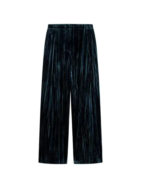 Pantaloni Emporio Armani de catifea verde