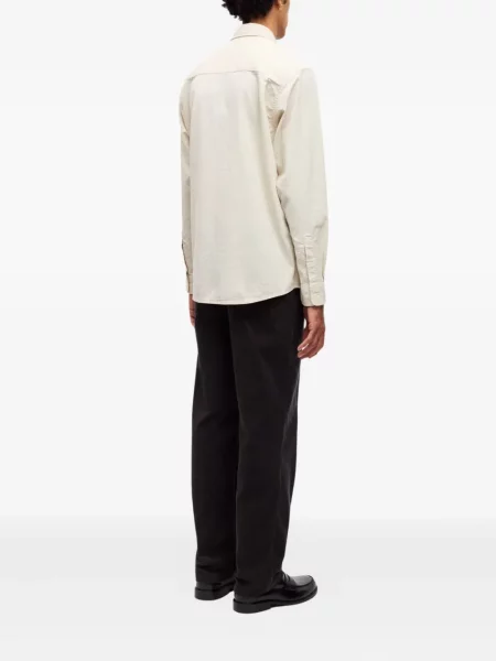 Pantaloni Samsøe Samsøe de catifea cord negru