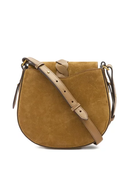 Geanta de piele Isabel Marant din piele maro