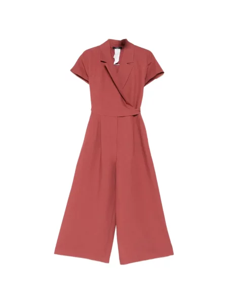 Szeroki podróż kombinezon Weekend Max Mara różowy