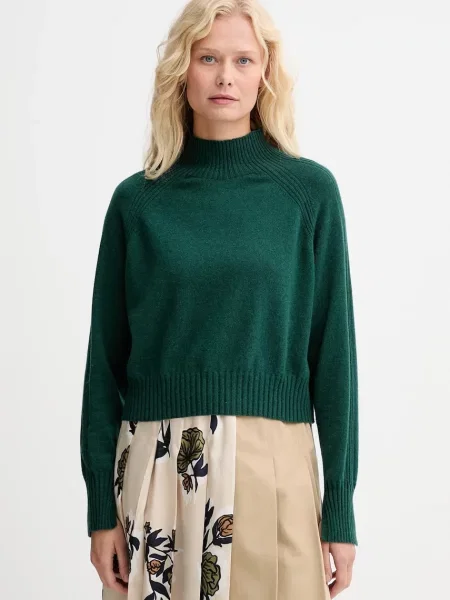 Twinset pulover de cașmir verde