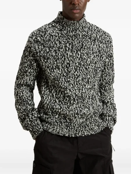 Pulover de lână Woolrich de lână negru