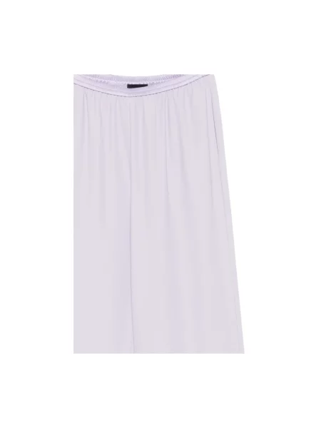 Spodnie Emporio Armani fioletowe