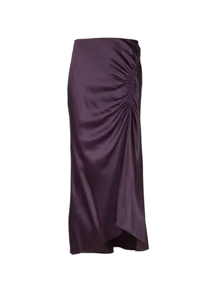 Fustă midi Veronica Beard cu volane violet