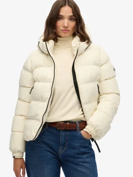 Superdry & Co Geacă de primăvară-toamnă murdar alb