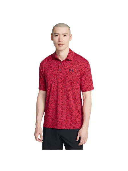 Polo Under Armour cu imagine roșu