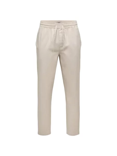 Pantaloni Only & Sons cu strasuri gri