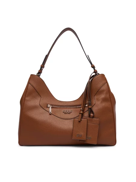 Guess Дамска чанта Antonia кафяв