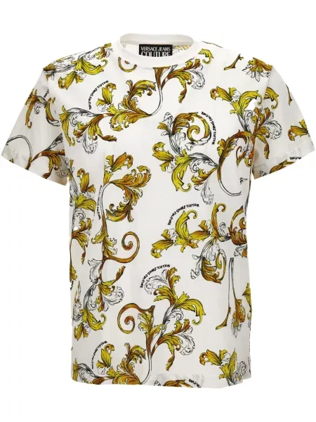 Tricou Versace Jeans Couture alb
