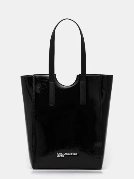 Чанта Karl Lagerfeld Jeans черно