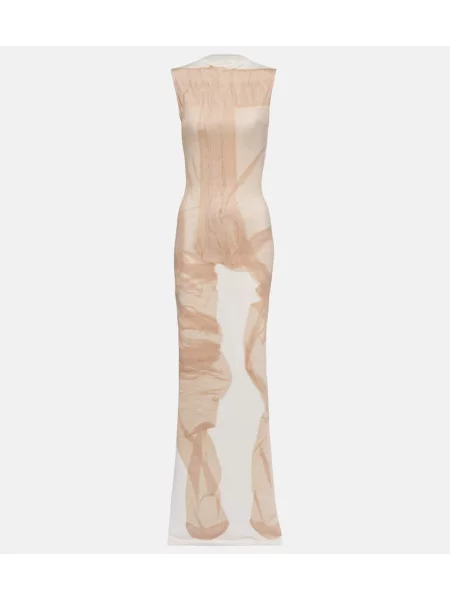 Rochie maxi Acne Studios cu imagine de costum
