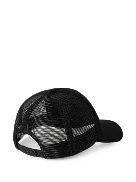 Мрежеста шапка с козирки Carhartt Wip със сърца черно