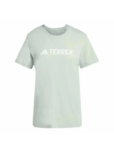 ADIDAS TERREX Tehnička sportska majica svijetlozelena bijela