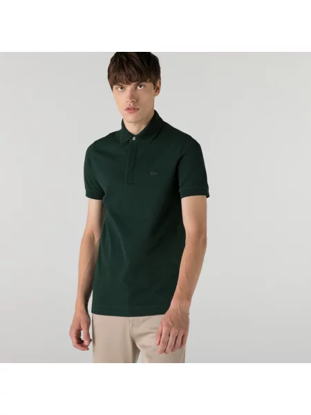 Поло Lacoste зеленое
